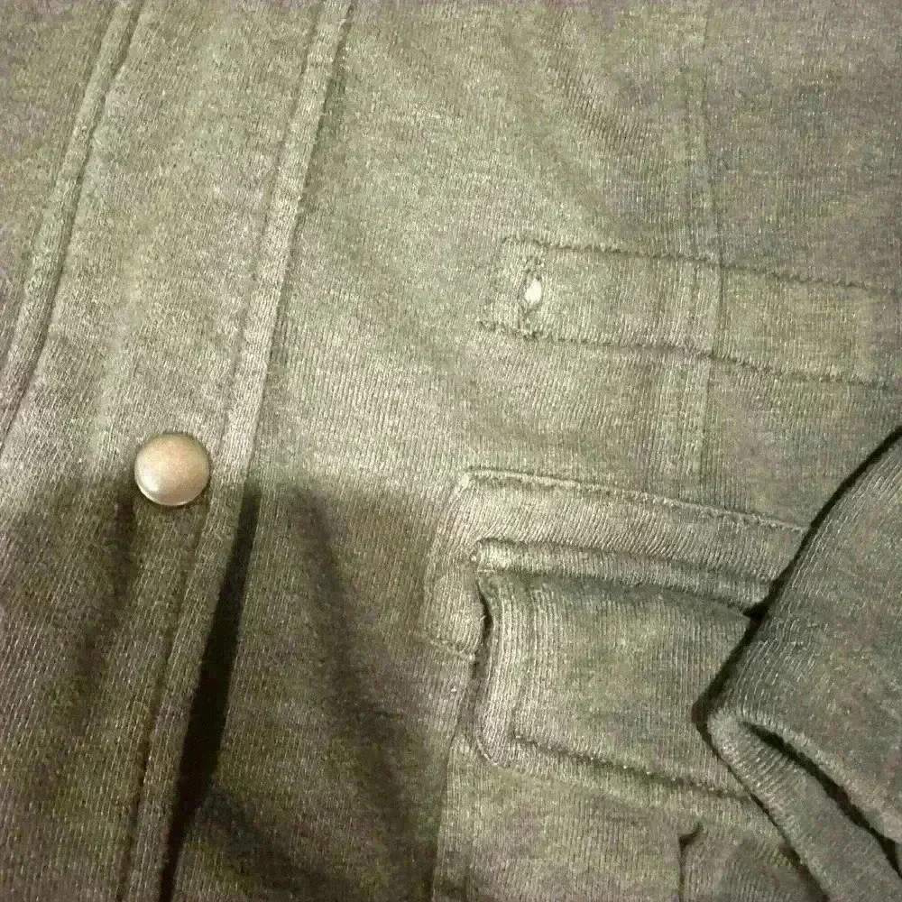 Torrid TerryCloth Olive Green Military Jacket Size 12 (Size 0) - Picture 4 of 5